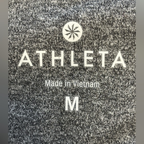 Athleta Yoga Pants Leggings Heathered Gray Size Medium Flared Leg - Picture 4 of 7